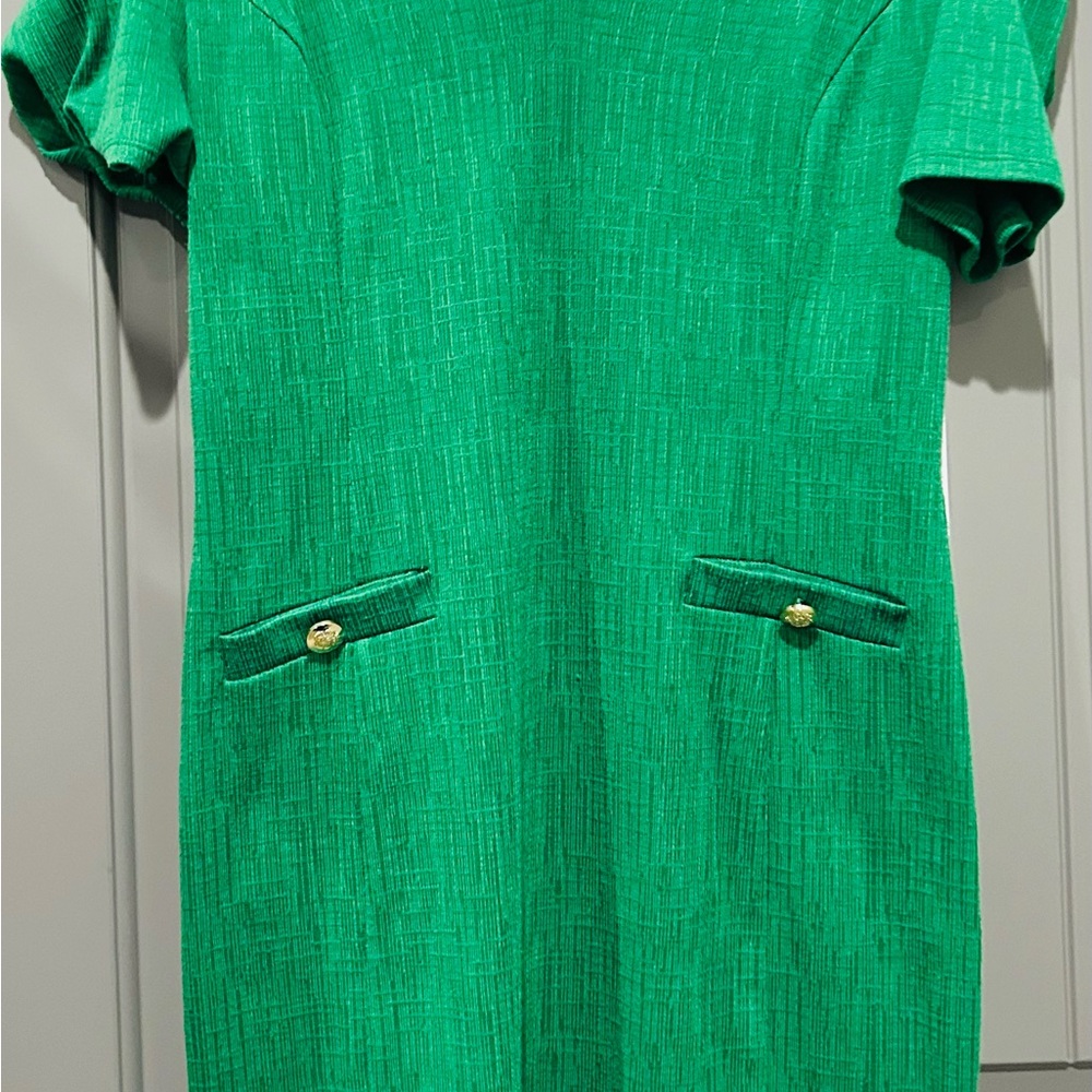 Enfocus Studio Emerald Green Mini Dress